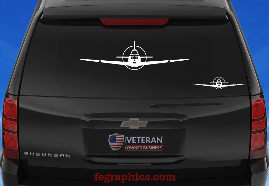 T-34B Mentor [front] T34B Mentor Decal, Navy Decal, Airplane Decal, T ...