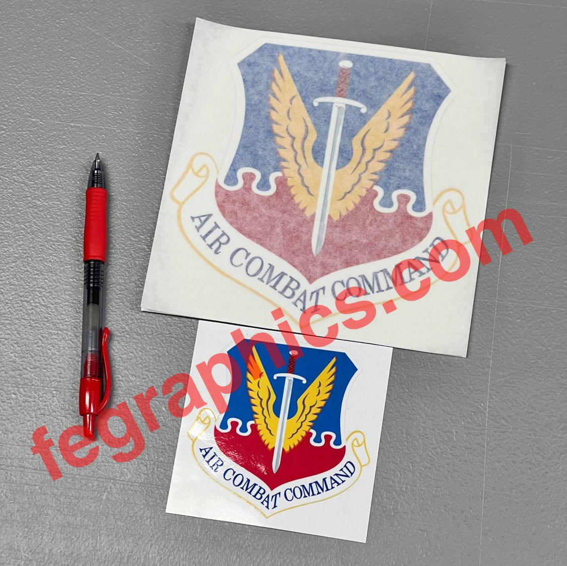 ACC Patch Decal [full Color] Air Combat Command Patch, USAF Air
