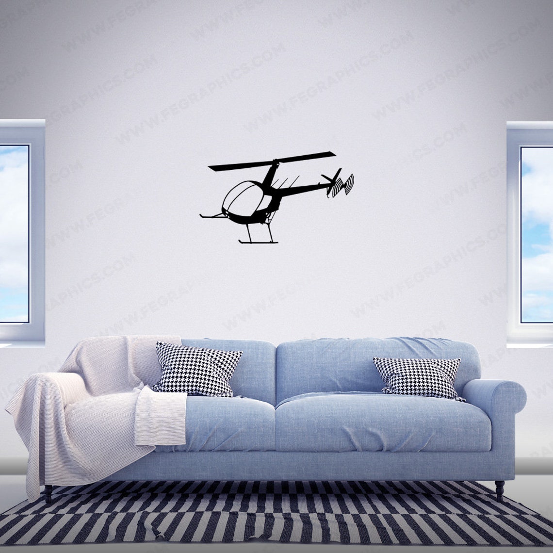 Robinson R22 [angle 2] R22 Beta II Decal, Robinson Helicopter, Vinyl ...