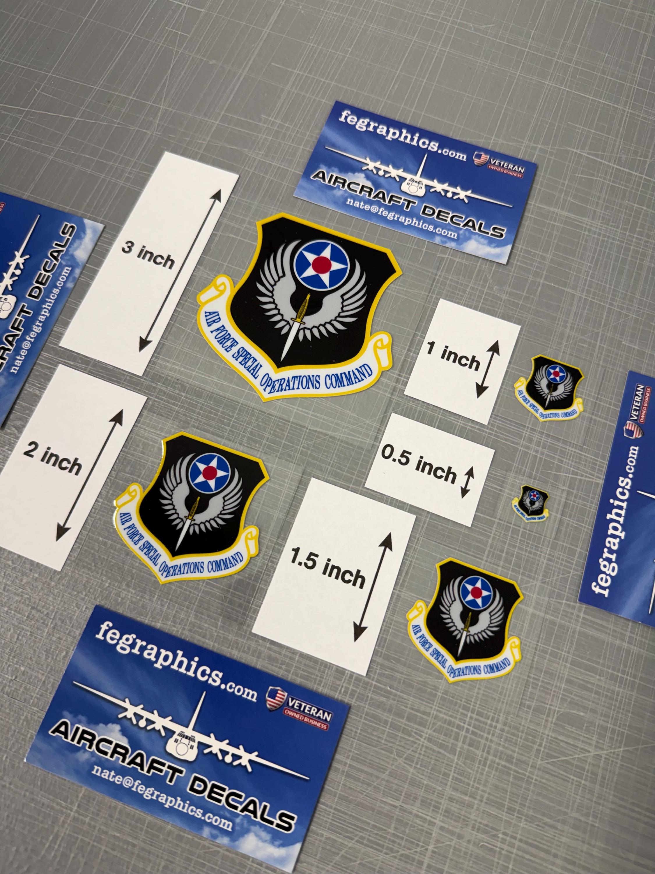 AFSOC Command Decal (full Color) | Air Force Special Operations Command ...