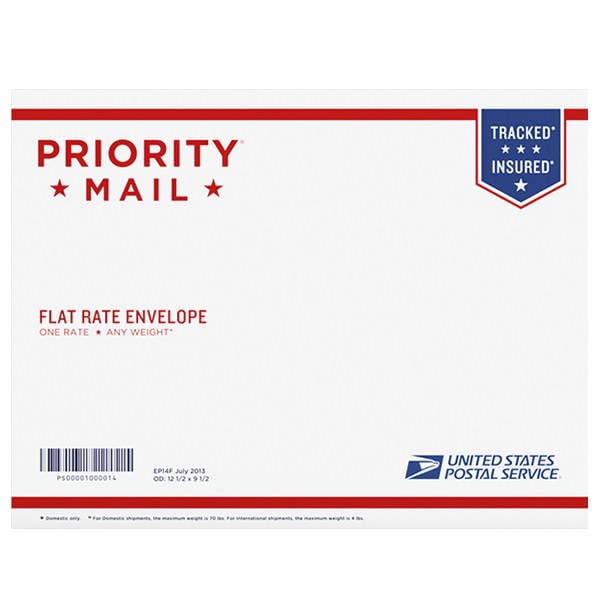 USPS Priority EXPRESS Mail Upgrade for 12 Inch Decals and Smaller