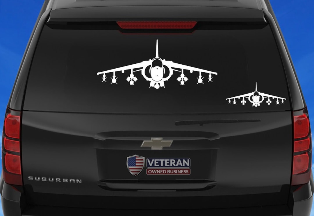 AV-8B Harrier 2021 [front] AV8B Decal, AV8 Sticker, AV-8B Harrier II ...
