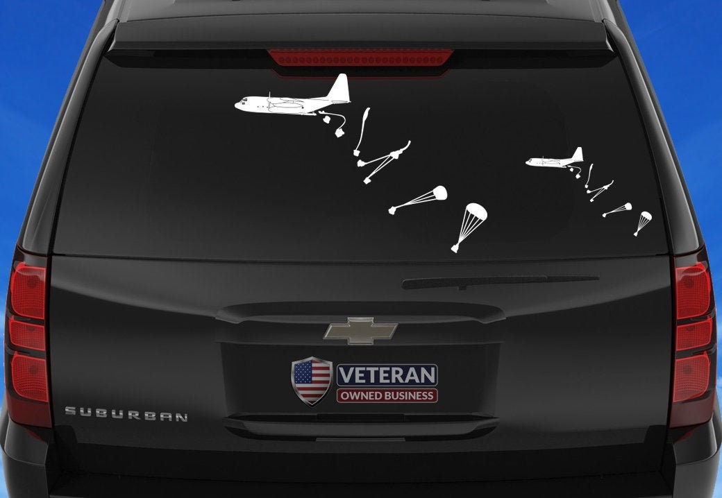 C-130H Decal [CDS Airdrop] C130H Decal, C130 Vinyl Decal, C130 Decal ...
