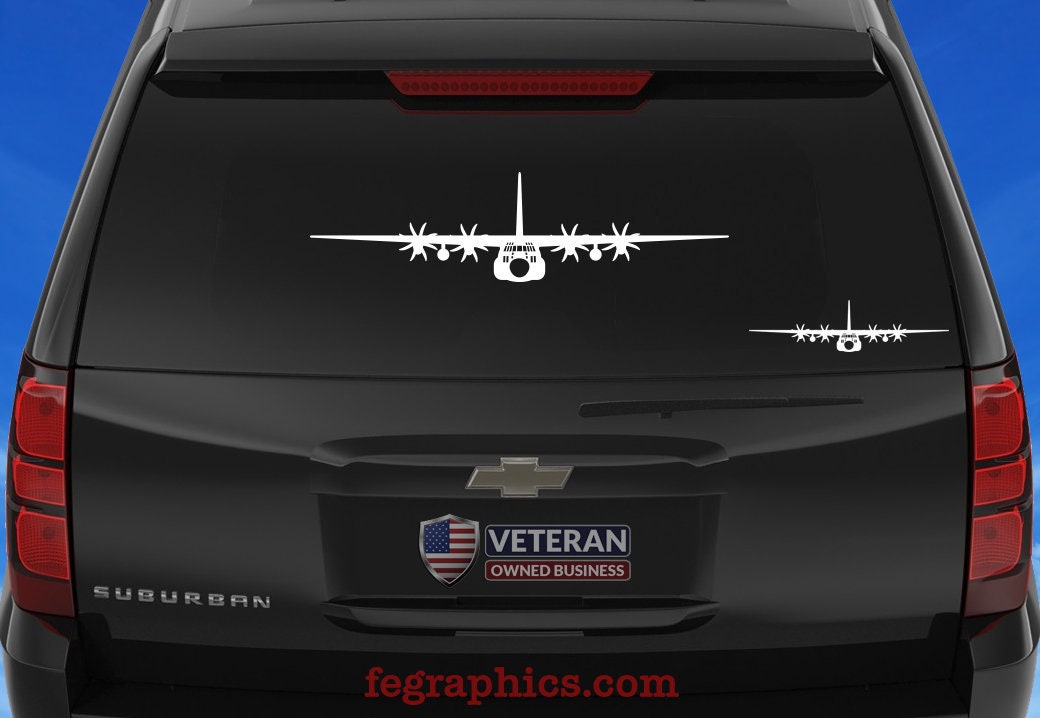 C-130H Decal - 8 Blade - C130H Decal / C130 Vinyl Decal / C130 Decal ...