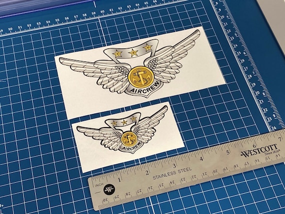 Usmc Combat Aircrew Badge Wings U S Marines Combat Aircrew Etsy