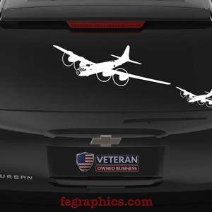B-29 Superfortress - Angle 1 - B-29 Decal / B29 Decal / B-29 Superfortress Decal / B-29 Gift / WW2 B-29 / Boeing B-29 Decal