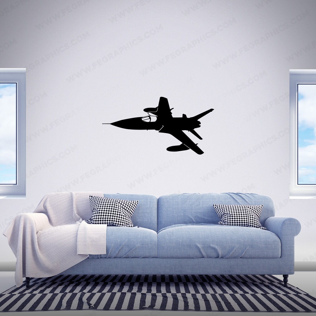 F-105 Decal [angle 1] F105 Decal, F-105 Sticker, F105 Sticker, F105 ...