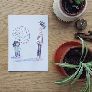 Kinder wissen Dinge- Postkarte