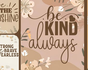 Inspirational Sayings Junk Journal Scrapbooking Gift Tags Card Making Toppers PDF Download