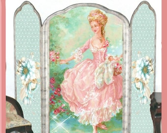 Dollhouse Room Screens Set, 1:12 Scale Miniatures (Digital PDF Download)