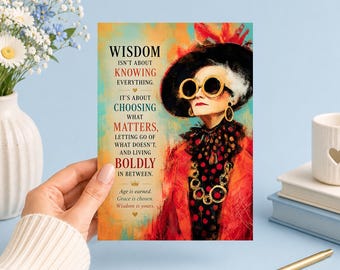Wisdom Is Yours Printable Art Junk Journal, Ephemera, Scrapbook, Collage, Card Making