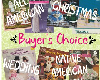 Vintage Crochet Doll Patterns: Buyer's Choice Softcover Booklets