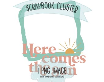 For Baby, Nursery, and Kids: Introducing Here Comes the Sun Scrapbook Cluster with Photo Frame