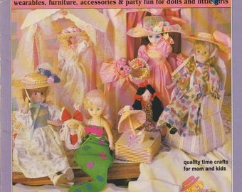 California Country Fashion Doll Fun Book 045 1992 Iron-On Transfers Patterns Clothes Accessories Vintage