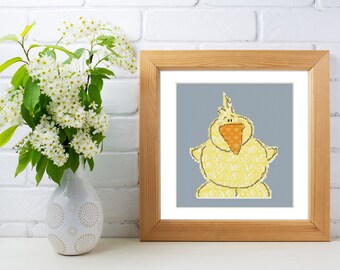 Little Yellow Chick Printable Cross Stitch Pattern: For the Creative Crafter 21-004