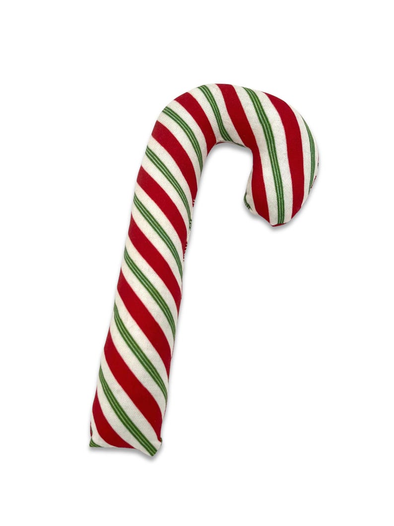 Catnip Candy Cane Toys, Catnip Kickers, Christmas Cat Toys, Gifts for Cat Lover, Stocking Stuffers for Cats red and green stripe