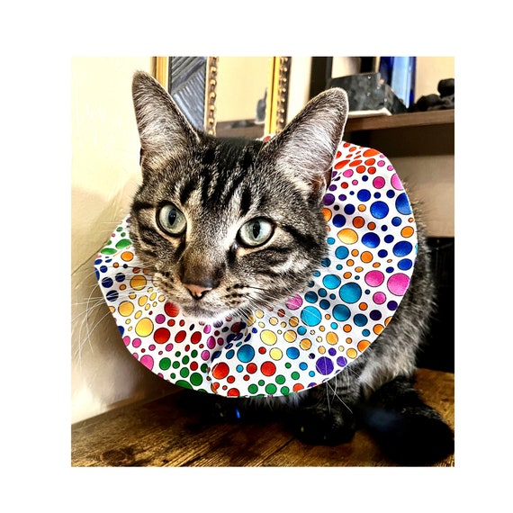 Polka Dots Cat Collar Cover Bird Safe Cat Collar Collar to Etsy