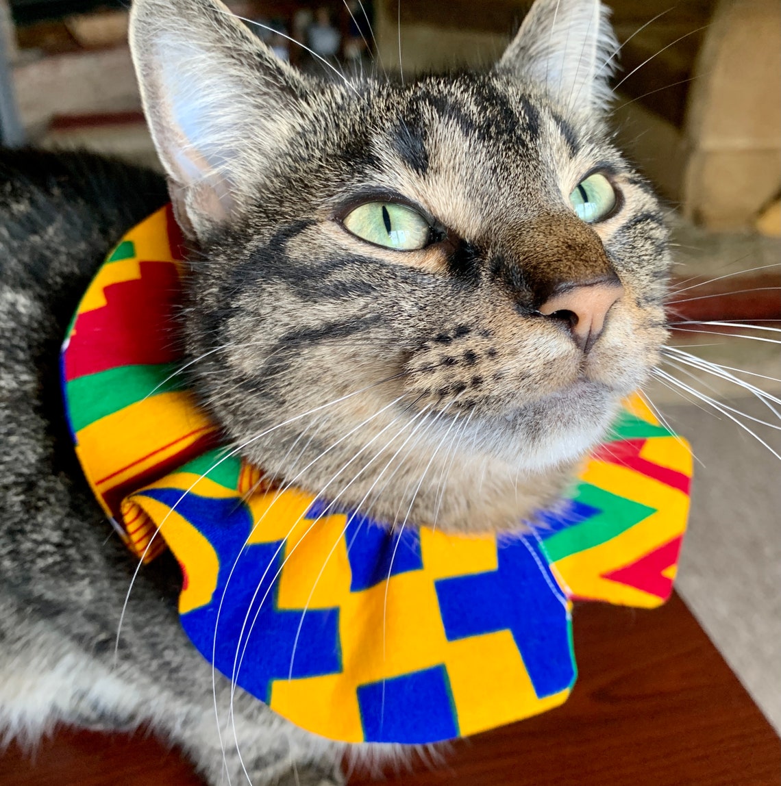 Bird Safe Cat Collar Geometric Cat Collar Cover Breakaway Etsy