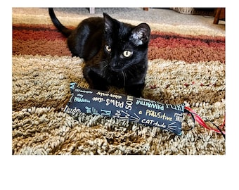 Organic Catnip Kicker Toy: Handmade Cat Lover Gift