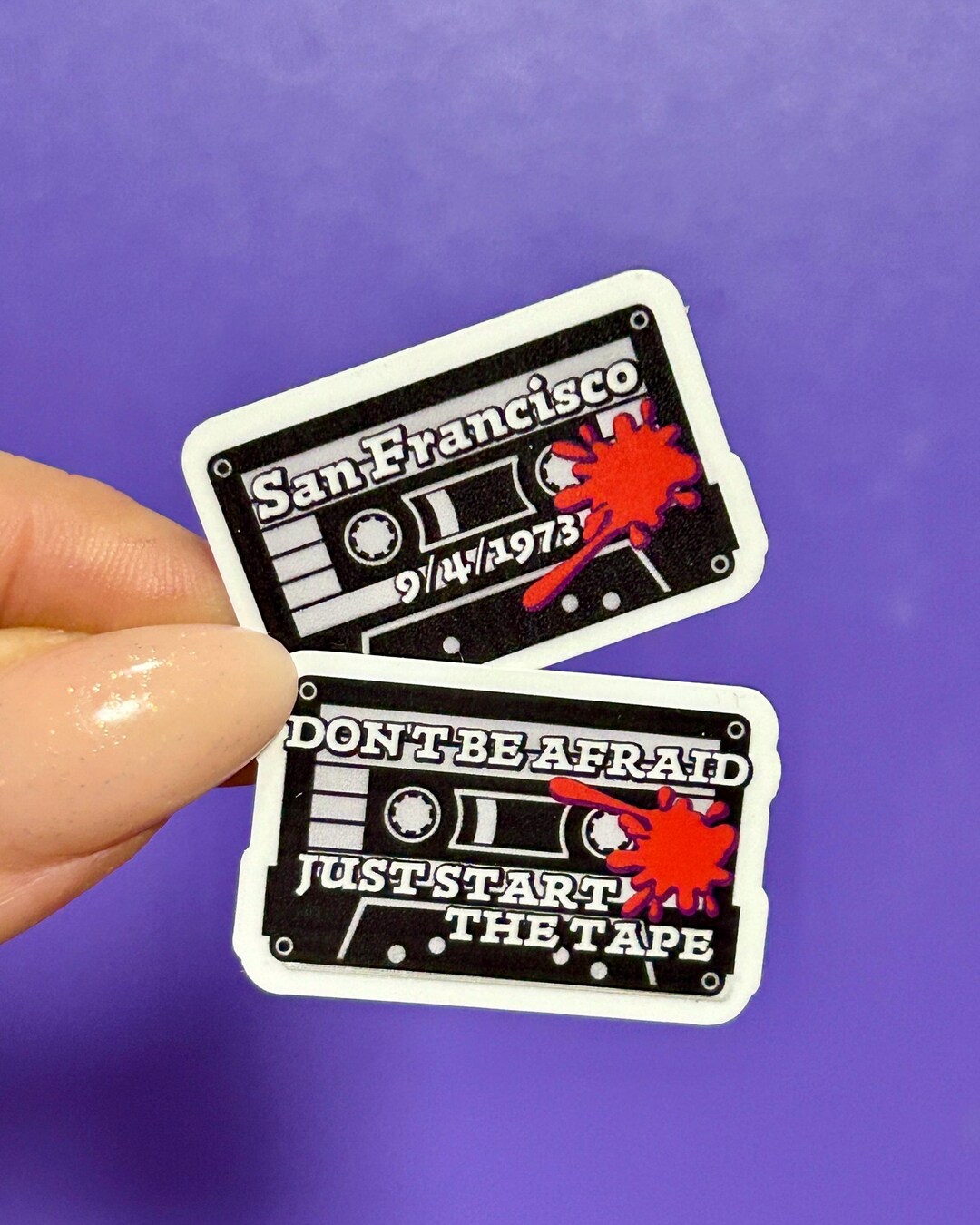 Interview With the Vampire Stickers • Retro Cassette Tape Set - Etsy