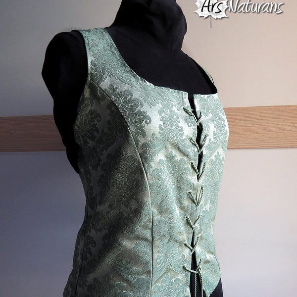 Italian Fairy Handmade Green Medieval Renaissance Corset top size M