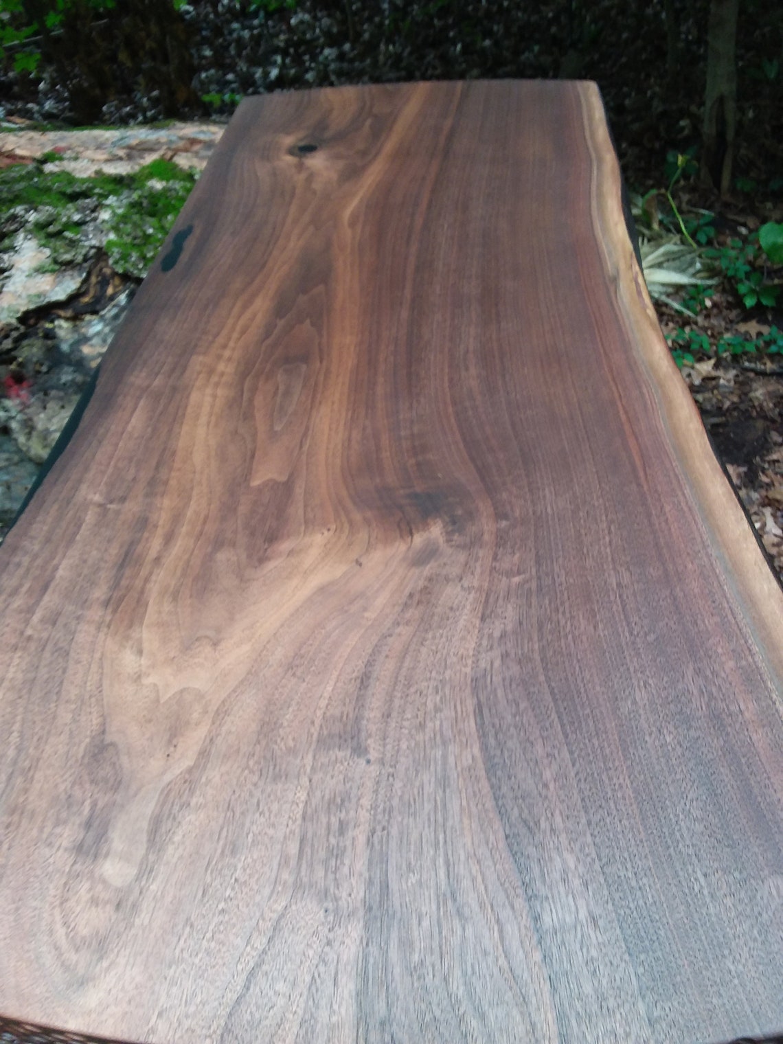Live Edge Walnut Vanity Top Etsy