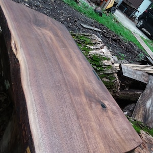 Live Edge Walnut Vanity Top