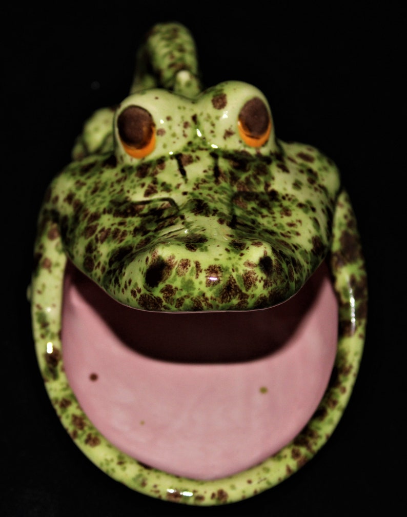 scrubby holder Ceramic Alligator SOS holder,