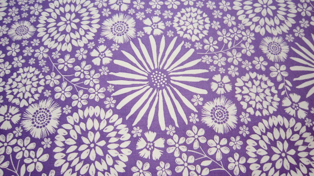Michael Miller Cotton Floral Fabric Called Flora Pop PATT DC7405 Color ...