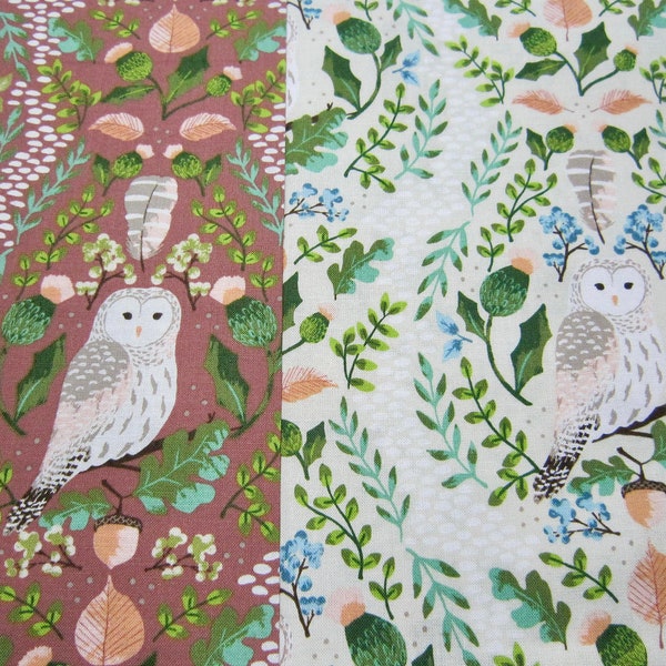 Riley Blake Owl Cotton Fabric Wildwood Wander Collection Designed By Katherine Lenius C12431