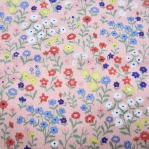 Riley Blake Pink Floral Cotton Flannel Pattern F12001