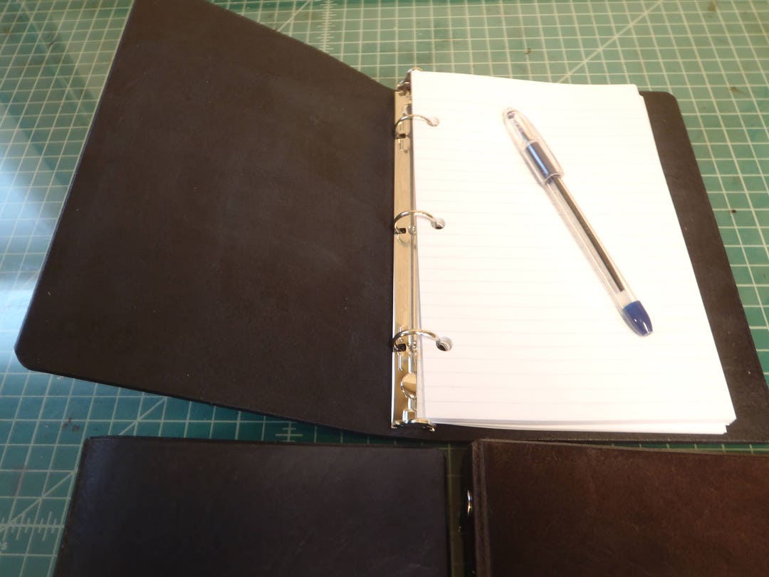 Free Shippingcsherwoodleather Classic A5 Notebook 5.5x8.5 Refillable 3