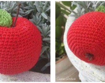 Tutorial, pattern apple crochet