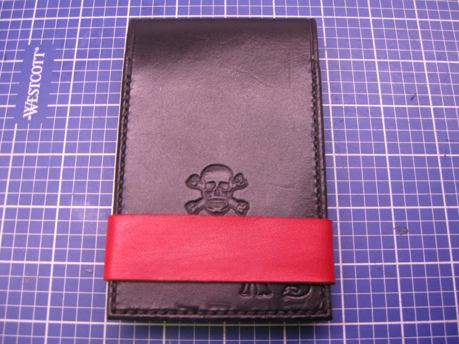 Leather Pocket 3x5 Memo Book cover note pad holder Duty Memo Etsy