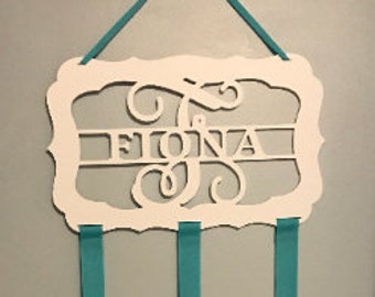 Extra Large Personalized Hair Bow Holder