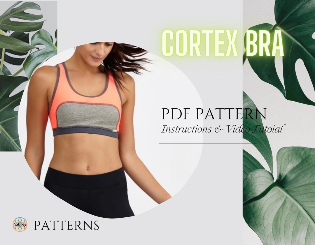 Cortex Bra by VPL Sports Bra Activewear Digital Sewing Pattern PDF // S XXL  // -  Denmark