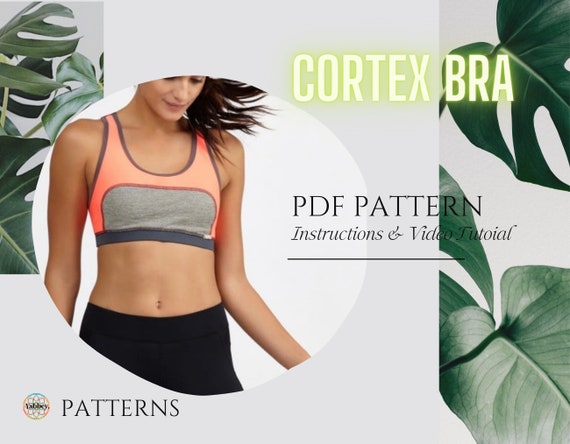 Cortex Bra by VPL Sports Bra Activewear Digital Sewing Pattern PDF // S XXL  // 