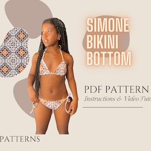 Simone Bikini Bottom Digitaal Naaipatroon PDF // S - XXL Maten // Zwemmen