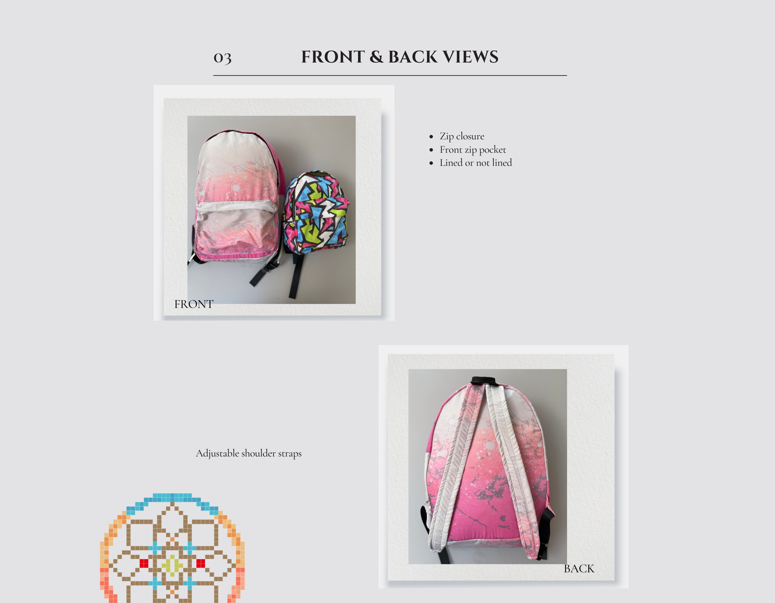 Backpack Digital Sewing Pattern PDF // 4 Sizes // - Etsy