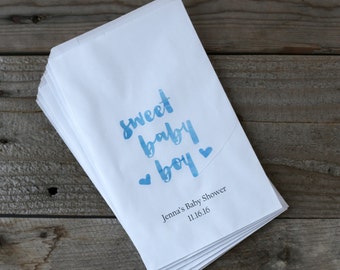 Baby Shower Favor Bags - Popcorn Bags, Candy Bags, Treat Bags