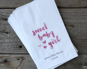 Baby Shower Favor Bags - Popcorn Bags, Candy Bags, Treat Bags