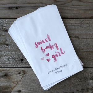 Baby Shower Favor Bags - Popcorn Bags, Candy Bags, Treat Bags