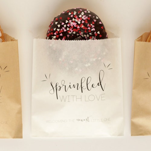 Baby Shower Favors Sprinkled With Love Baby Sprinkle Favor Etsy