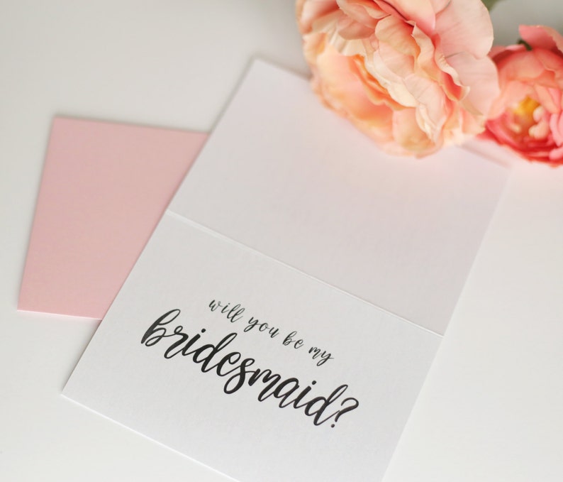 Will You Be My Bridesmaid Card, Bridesmaid Gift,Bridal Party Card, Bridesmaid Proposal,Maid of Honor Gift,Wedding Party Card,Ask Bridesmaids image 3