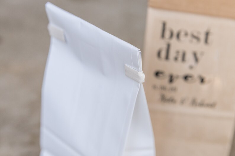 Best Day Ever Tin Tie Wedding Favor Bag Donut Favors, Coffee Favor, Tea Favors for Party, Popcorn Favors, Bridal Shower Favor, Coffee Bags image 7