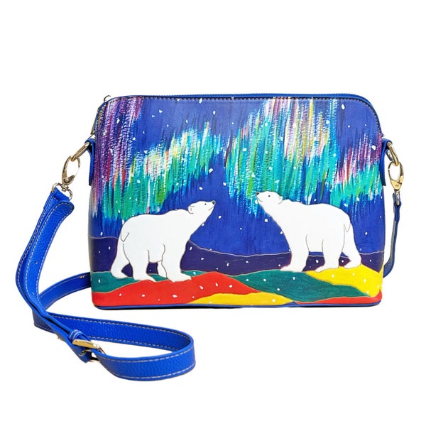 Dawn Oman Sky Watchers Art Bag, Vegan Leather Purse