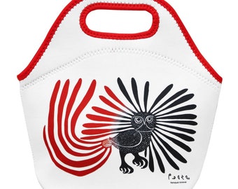 Kenojuak Ashevak Enchanted Owl Insulated Lunch Bag