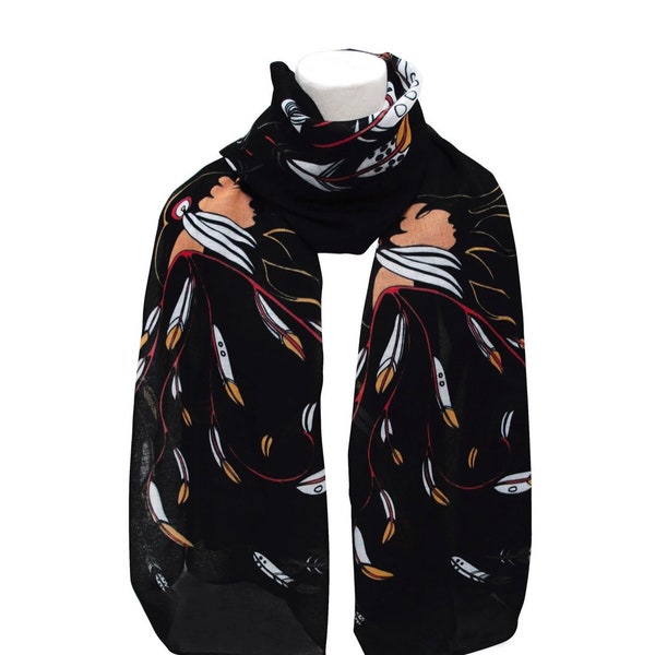 Maxine Noel Eagle’s Gift Artist Scarf