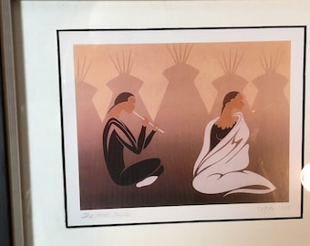 Maxine Noel Ioyan Mani Framed Woman Print, Approch of the Feature