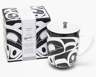 PORCELAIN MUG- Raven by Roy Henry Vickers